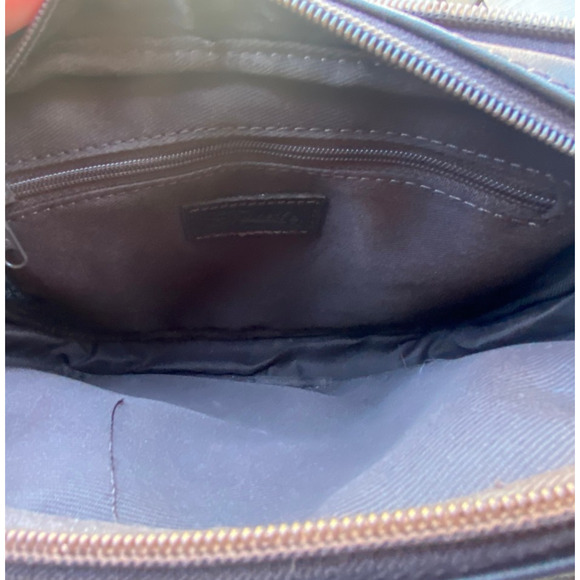 Fossil Brown Vintage Leather Crossbody Bag Purse Organizer Handbag - Picture 8 of 11